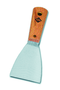 Stainless steel paint spatula wooden handle 4
