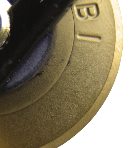 SNIJWIELTJE IN HOUDER Ø 22 mm. GOLD  2