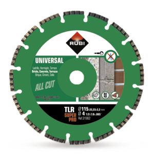 General purpose turbo laser diamond blade (TLR) - Dry cut - RUBI Catalogue