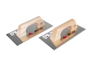 Trowels & notched trowels closed wood handle - Trowels and notched trowels - RUBI Catalogue